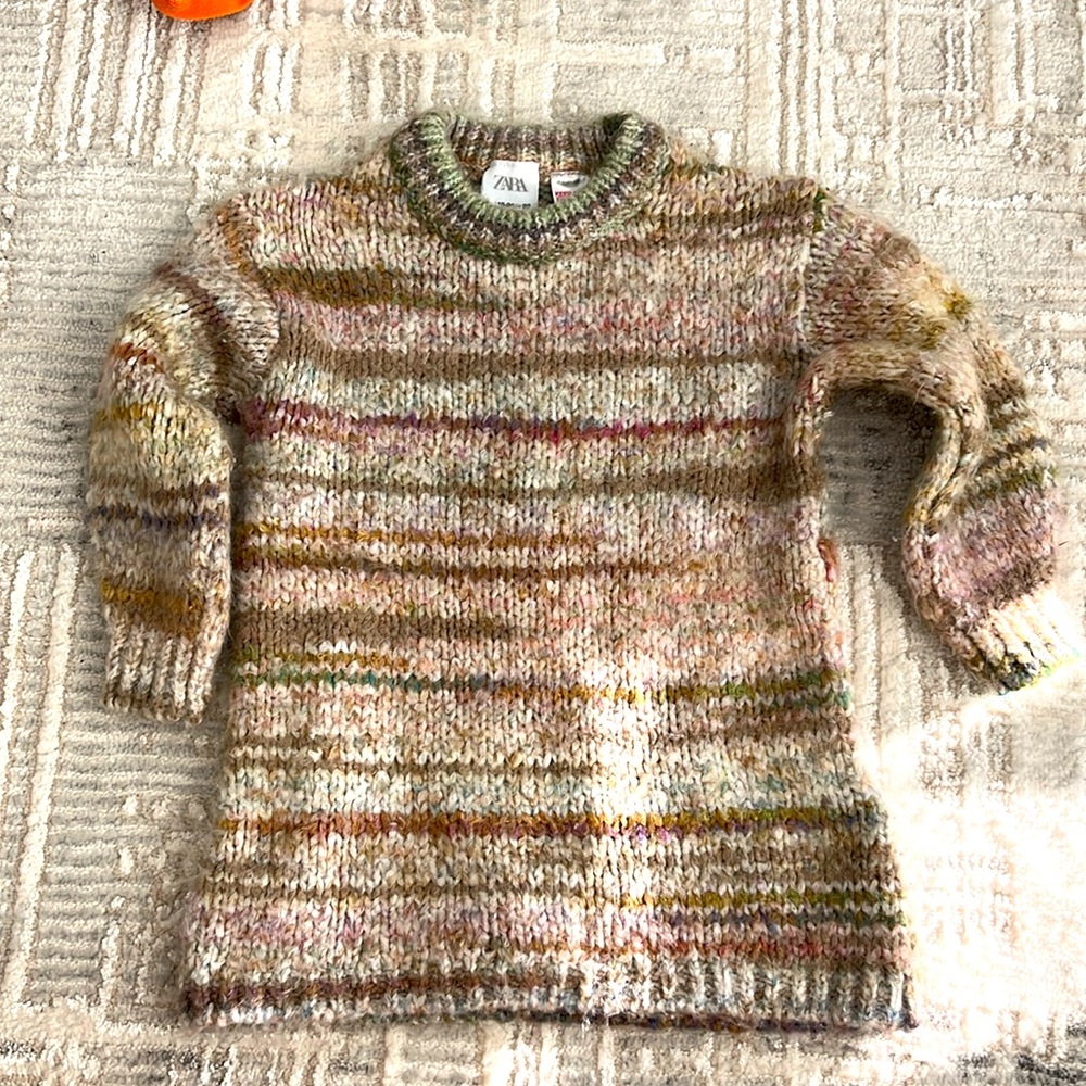 Zara girls 3T Crochet tunic